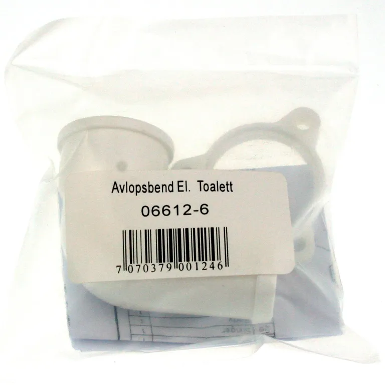 1" avløpsbend til elektrisk toalett