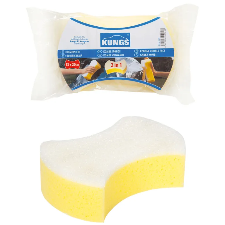 Kungs Kombisvamp med skrubbeside