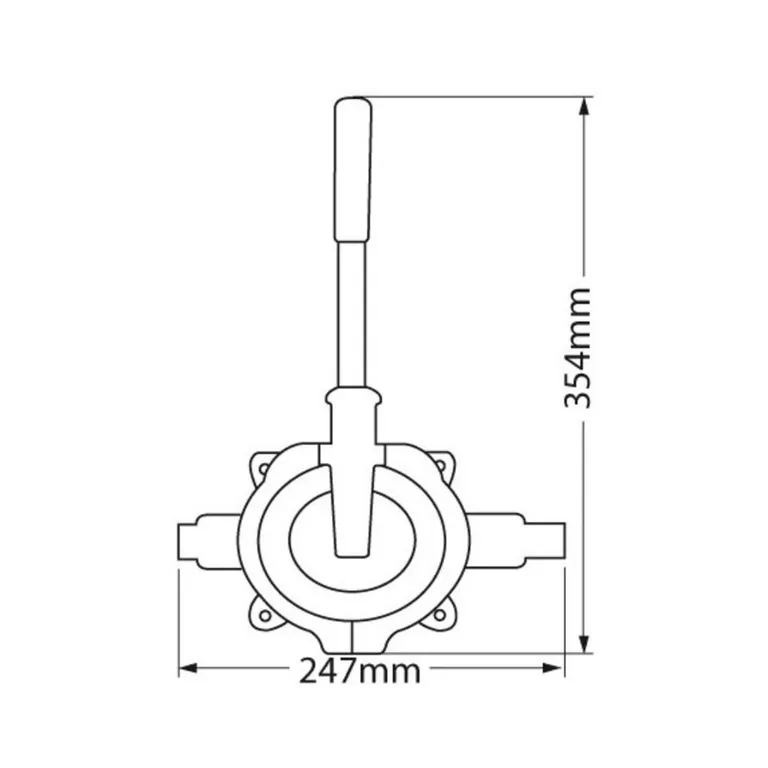 Whale Gusher Urchin lensepumpe, løst håndtak