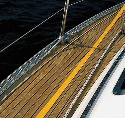 Dekksbånd i gult, 8m