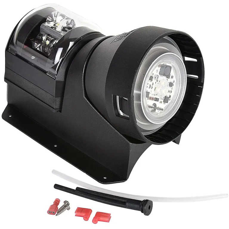 Aqua Signal Serie 43 LED topp- og dekkslys (svart)
