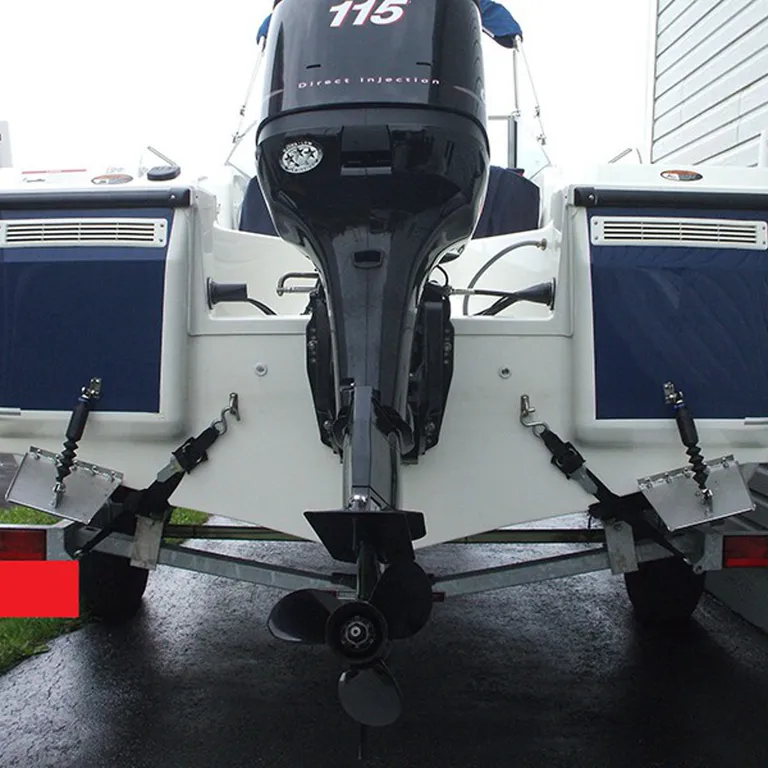 Smart Tabs 12x9" trimplan-16-18 fot, 70-140hk, 60 lb, Blå strips