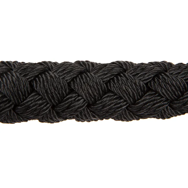 Robline 14mm bryggefortøyning, sort, 6 meter med kause