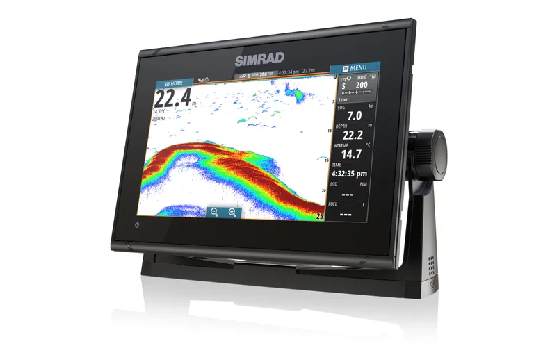Simrad GO9 XSE kartplotter med ekkolodd