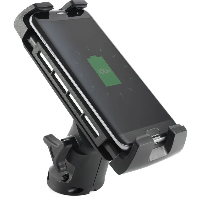 Scanstrut ROKK Wireless Edge mobilholder med trådløs lader (med fot)