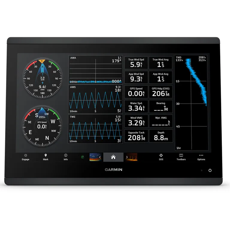 Garmin GPSMAP 1623xsv 16" kartplotter med ekkolodd