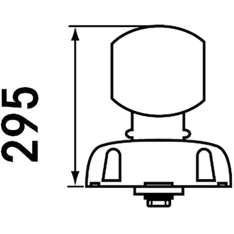 Plastimo Cool´n Dry doradeventil 295 mm Ø95mm Blå