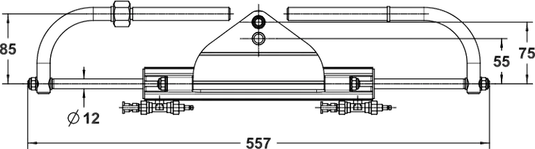 Hydraulisk styring for påhengsmotorer opp til 125HK