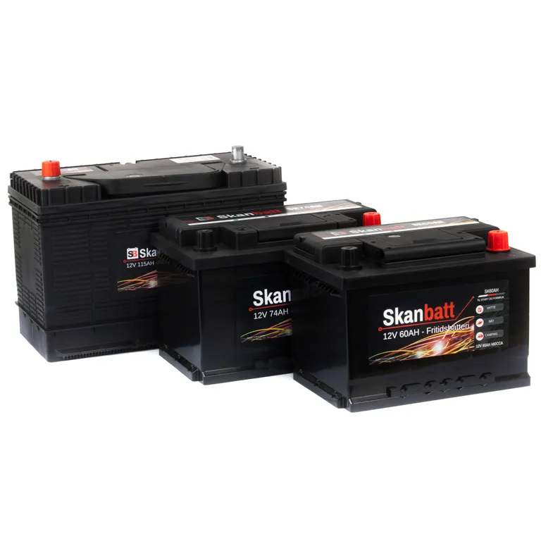 Skanbatt SK60AH Fritidsbatteri 12V 60Ah blybatteri 