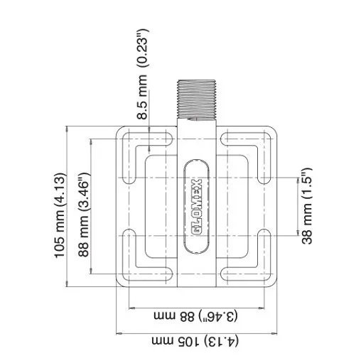 Glomex antennefeste i stål