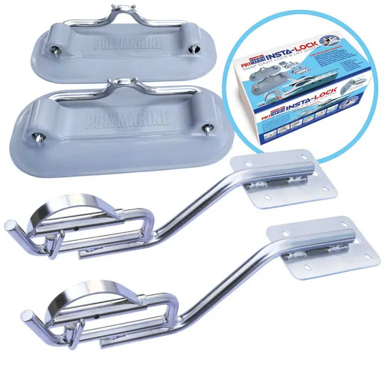 Insta-lock Snap Davit med nedsenket feste