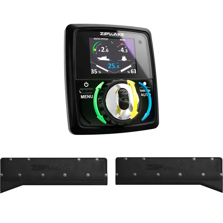 ZipWake 450-S CHINE 2x 45 cm interceptor - startpakke