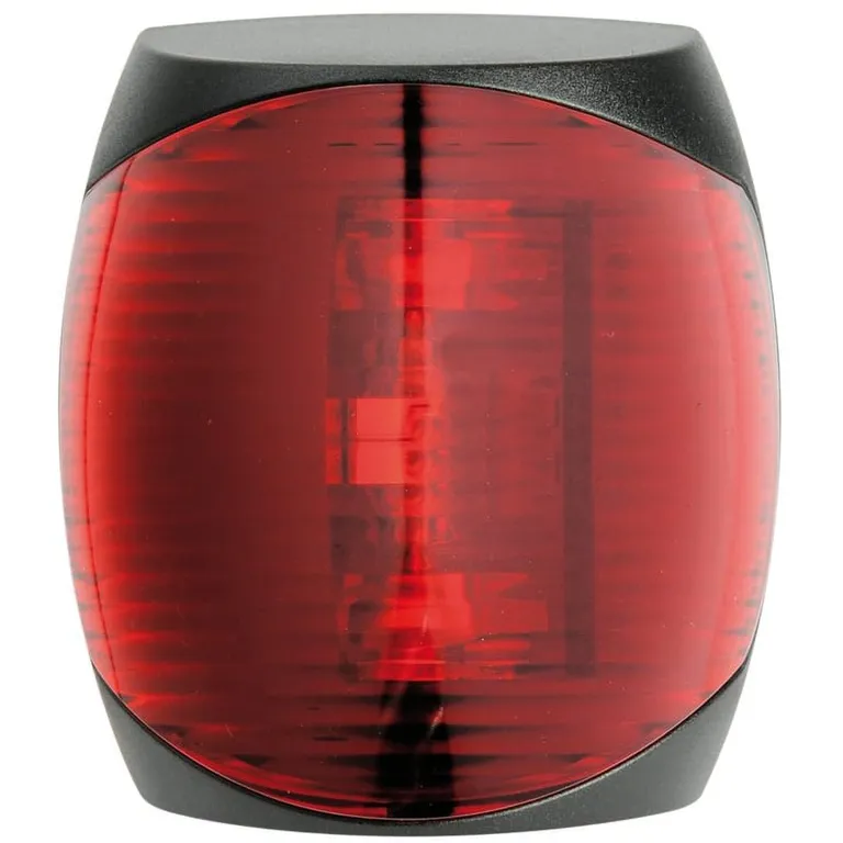  Nautilight LED Babord Lanterne 20M Sort 12 / 24 Volt