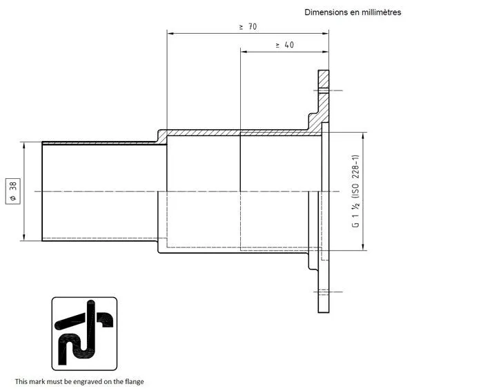 Septik dekksgjennomføring