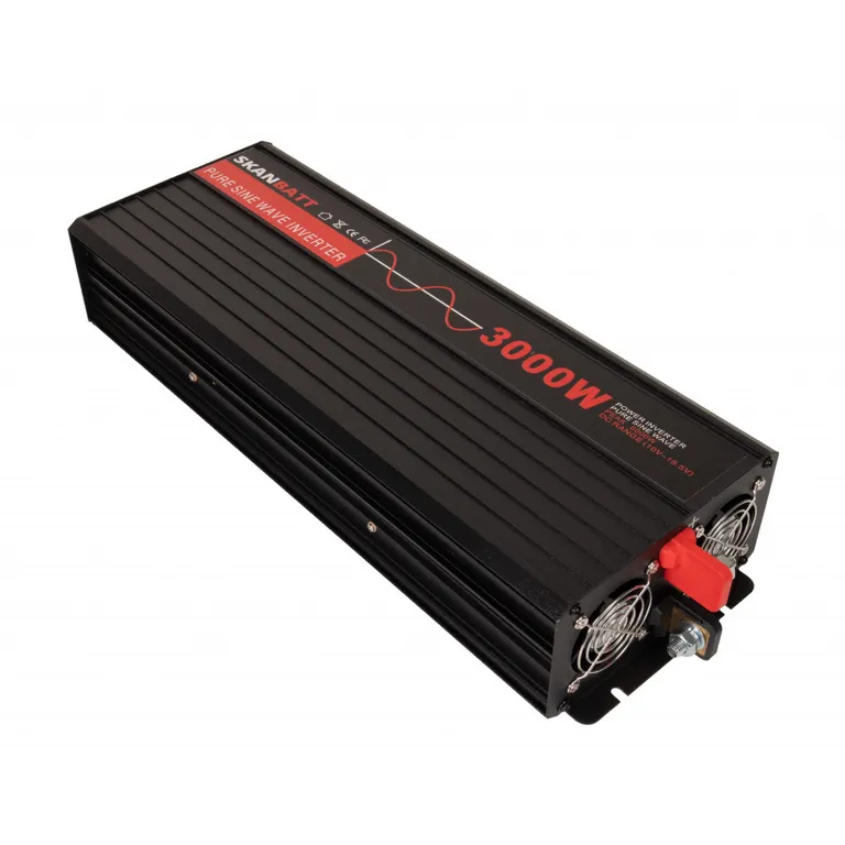 WPSW-R 3000W ren sinus-inverter m/trådløs fjernkontroll - 12Volt 