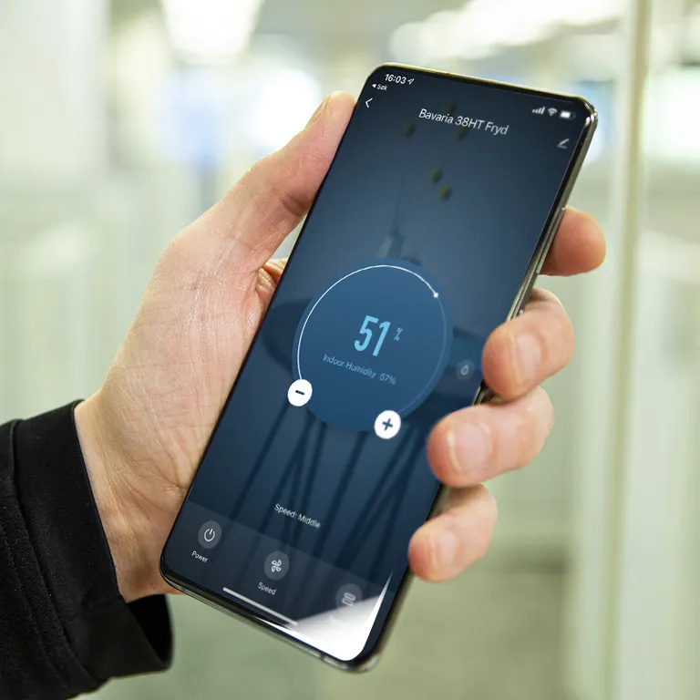 Arida S7L Deluxe luftavfukter med tørkerotor og Wi-Fi, 220V