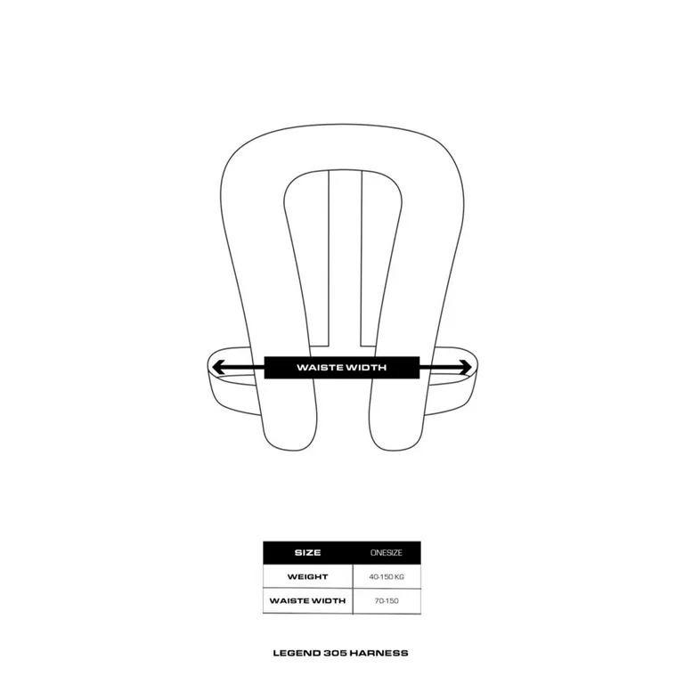 Baltic Legend 305 Sele redningsvest 40-150kg, sort