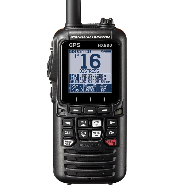 Standard Horizon HX890E håndholdt VHF med GPS og DSC