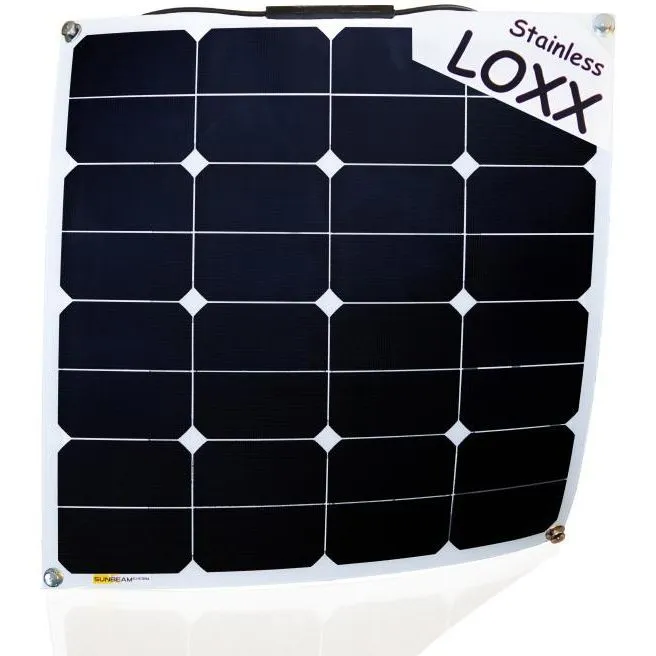 SUNBEAMsystem 54W TOUGH QuickFix fleksibelt og flushmontert solcellepanel