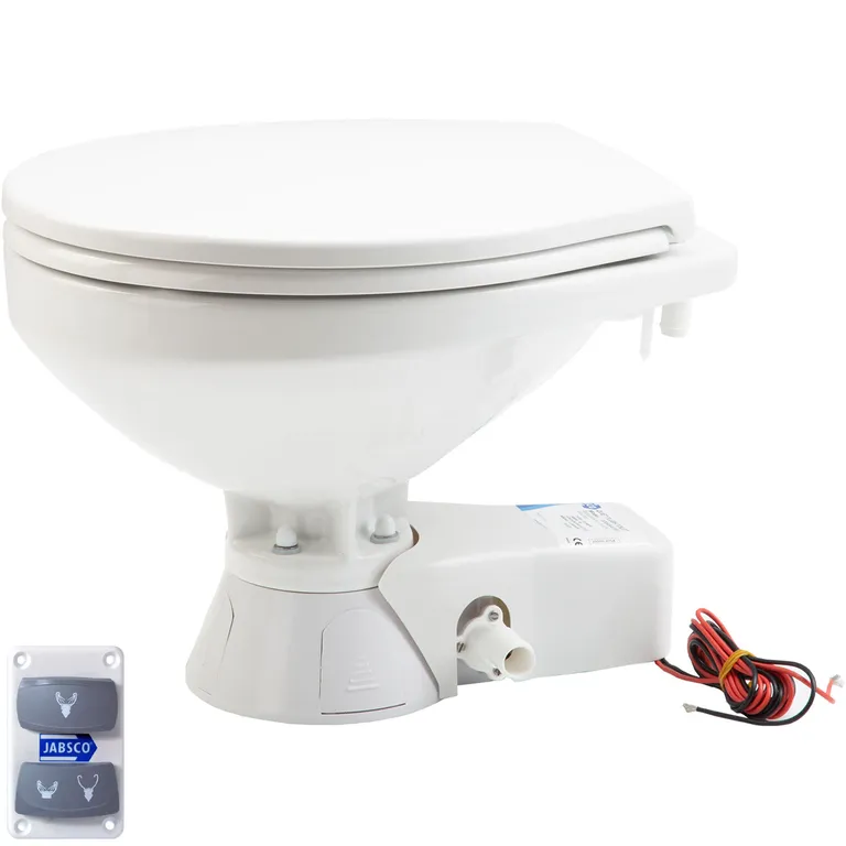 Jabsco Quiet Flush - Elektrisk Toalett regular 24Volt