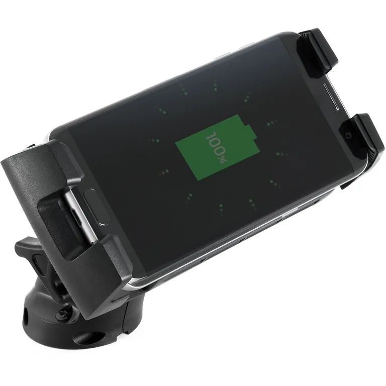 Scanstrut ROKK Wireless Edge mobilholder med trådløs lader (med fot)