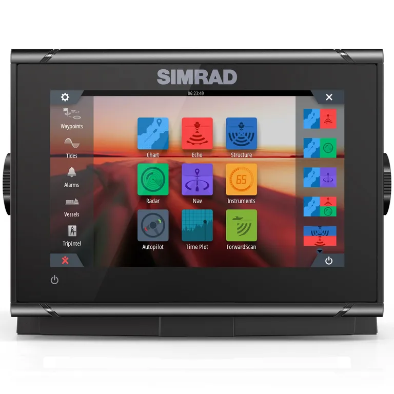 Simrad GO7 XSR kartplotter med ekkolodd (inkl. Active Imaging-giver)