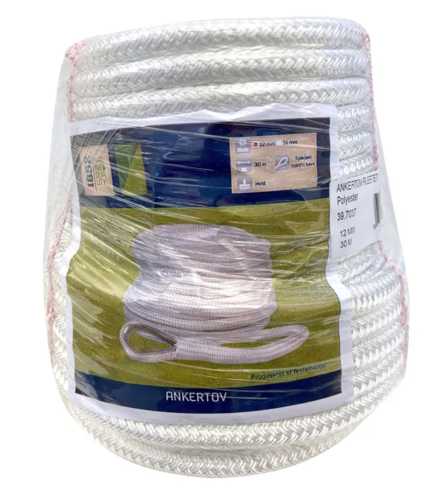1852 12mm ankertau med bly 30 meter (kveil)