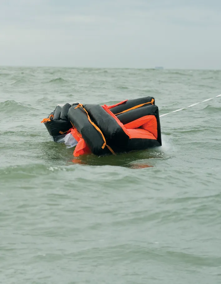 Seago Sea Cruiser ISO 9650-2 redningsflåte for 6 personer (Bag)