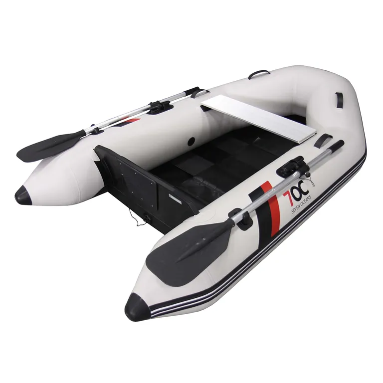 7OC Gummibåt 230 m/spiledørk Off-White