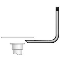 Båtsystem antennefeste for radarmast