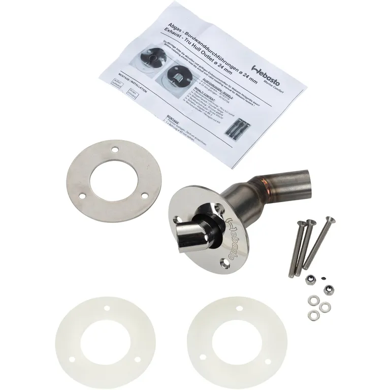 Webasto 24mm 90° eksosgjennomføring