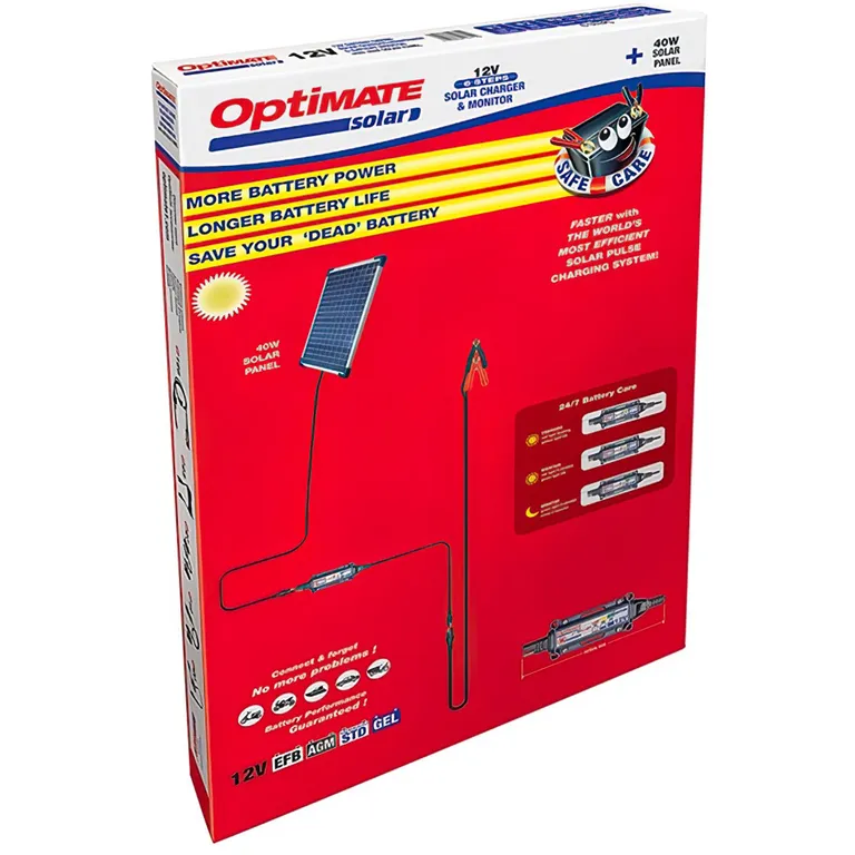  Optimate solcellepanel 40W med regulator