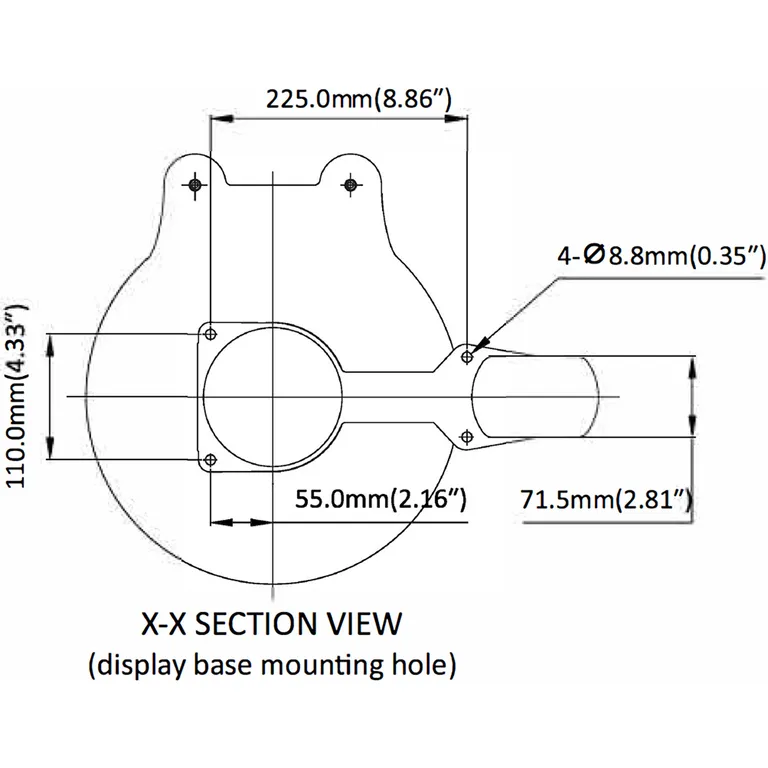 Seaflo Manuelt Toalett Compact Twist n' Lock