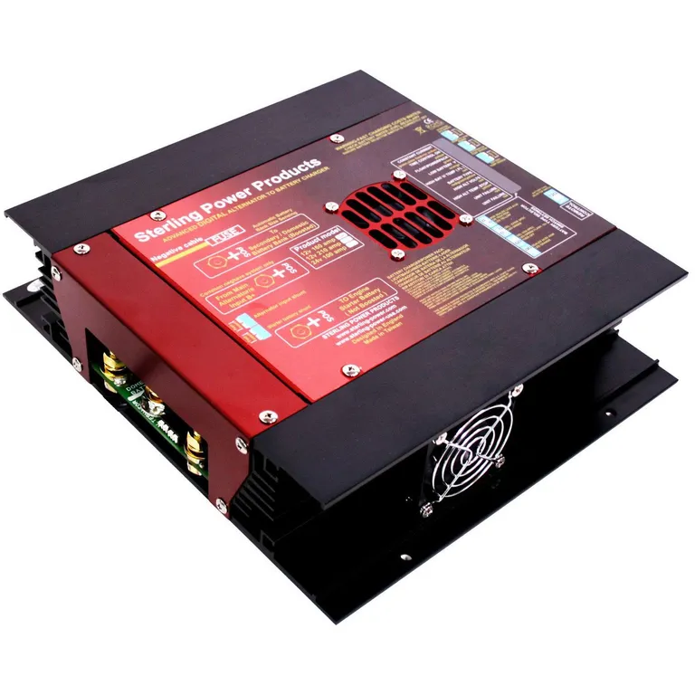 Sterling dynamo til batteri - 4 stegs digital splitter/lader 160A/12V
