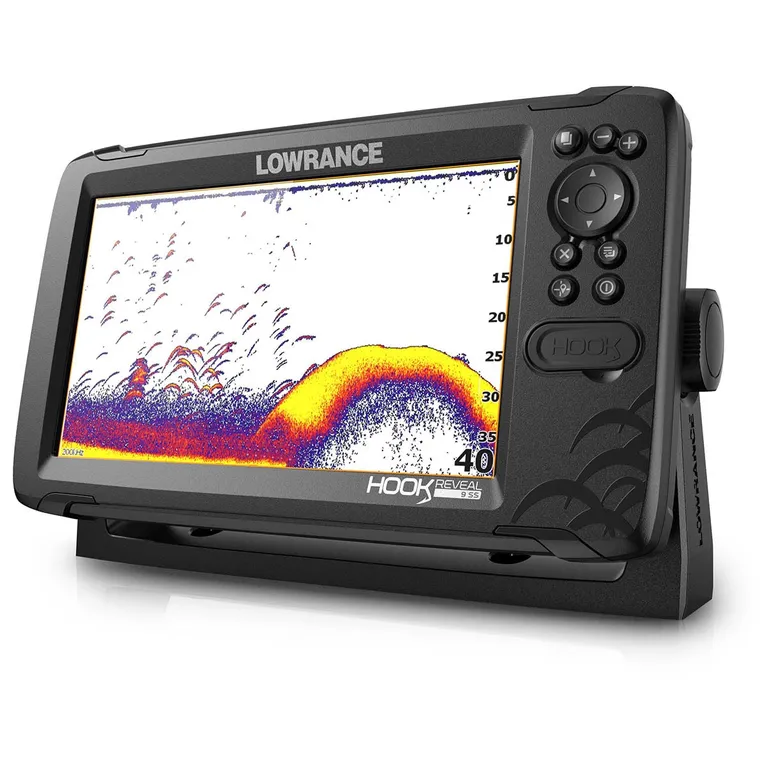 Lowrance HOOK Reveal 9" kartplotter med ekkolodd inkl. giver