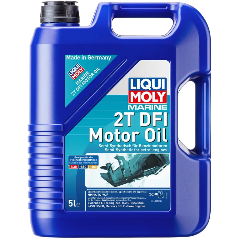 Liqui Moly Marine Delsyntetisk 2T DFI Motorolje 5 liter