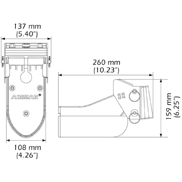 Simrad TM185M 1Kw hekkgiver