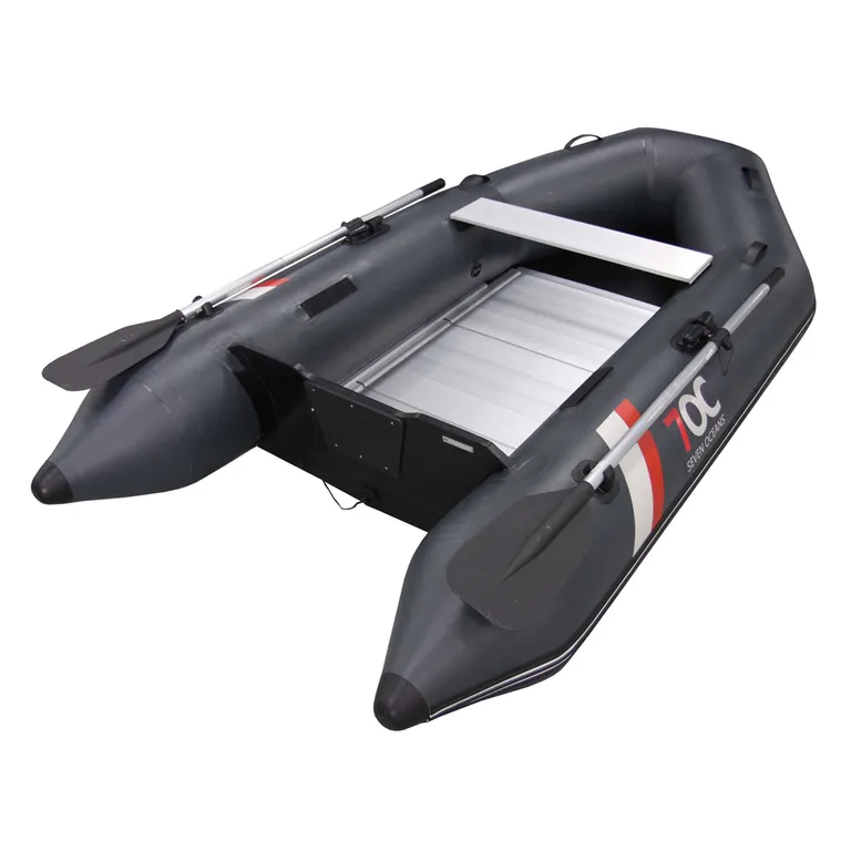 7OC Gummibåt 280cm Aludeck Grå