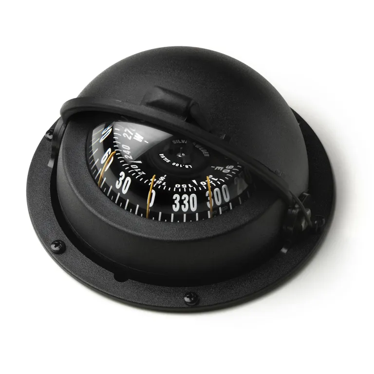 Silva 100FBC kompass for flushmontering (sort)