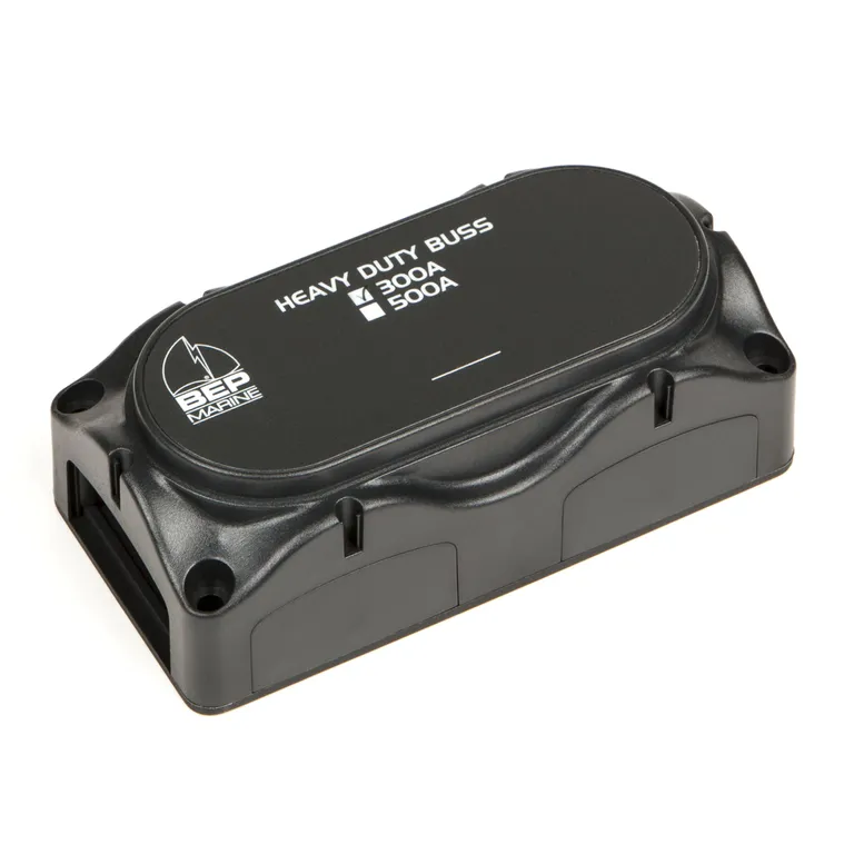 BEP 300A 4-polet koblingsskinne, heavy duty, med deksel