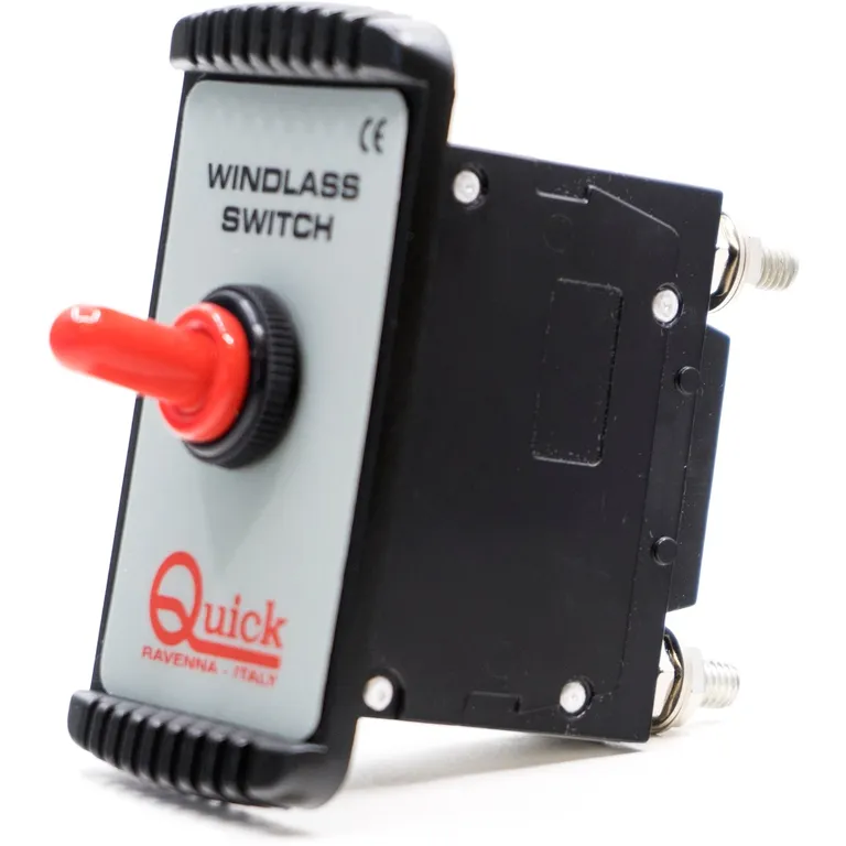 Quick 40A automatsikring og hovedstrømsbryter for ankervinsj